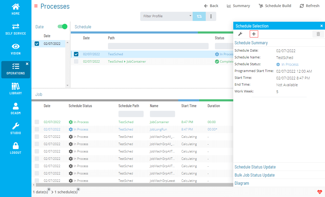 Opening Add Job(s) dialog