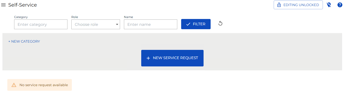 Create button