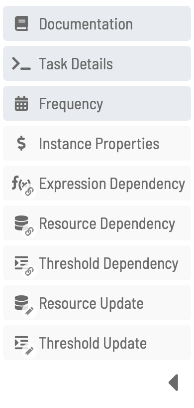 Daily Job Definition Menu