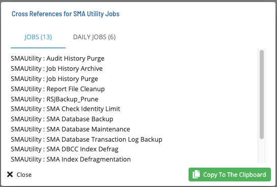 Departments CrossReferences