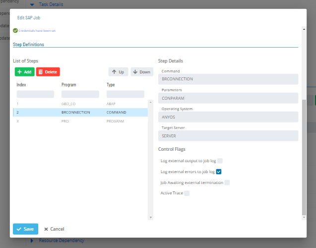 External Command Details