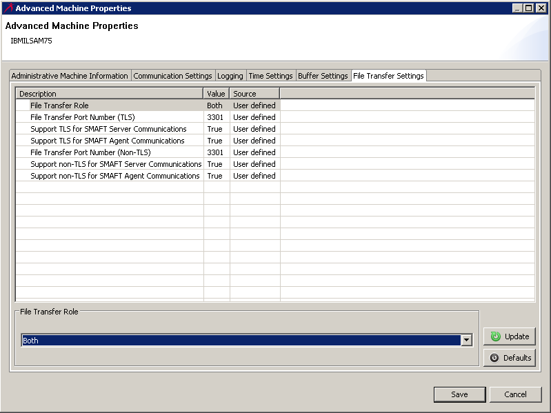 File Transfer Settings