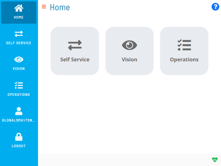 Solution Manager Home Page