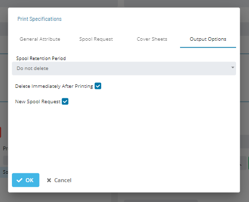 Output Options