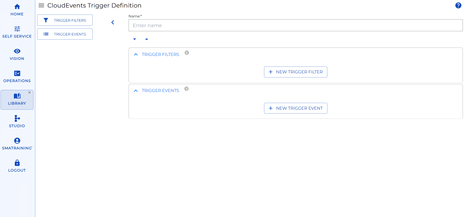 Sample CloudEvents Trigger Definition
