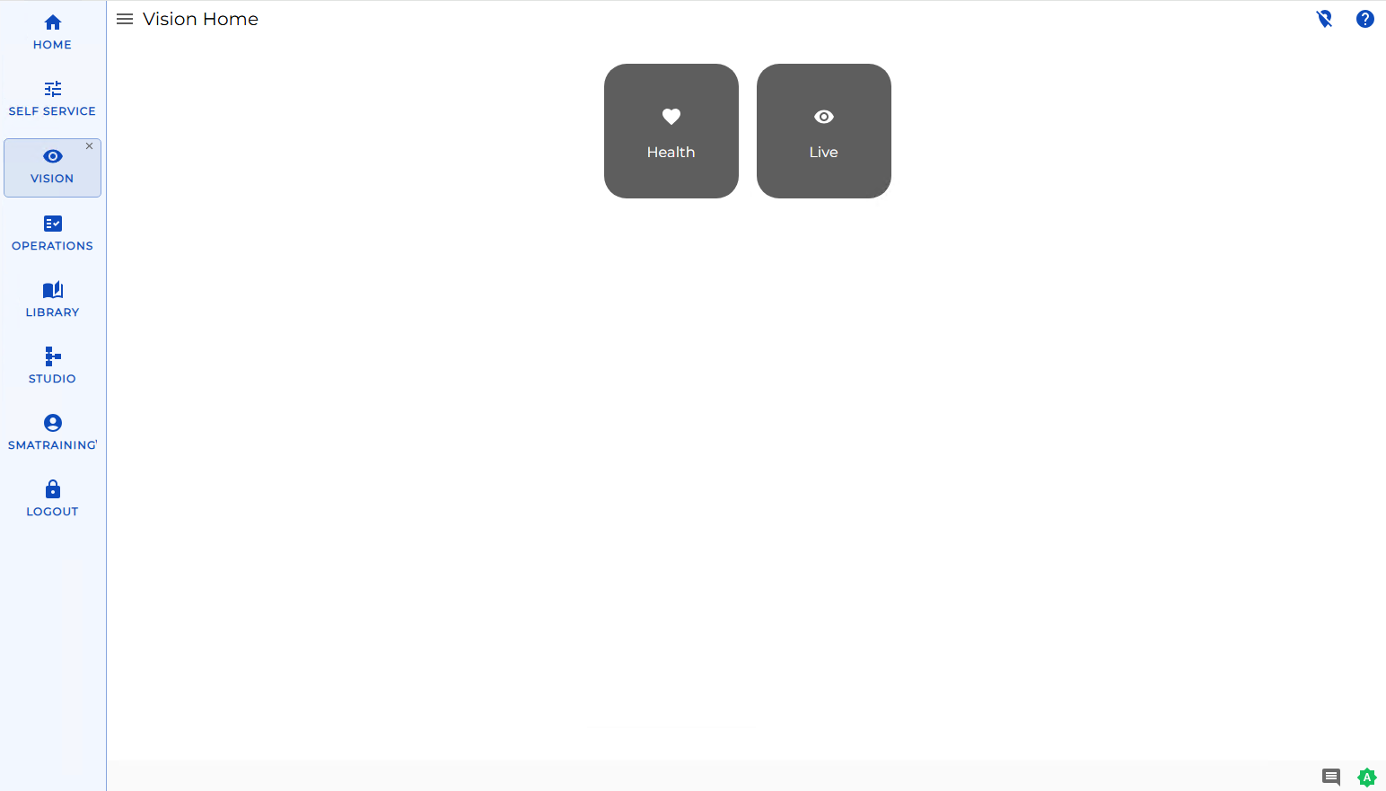Solution Manager Vision Home Page Solution Manager Vision Home Page