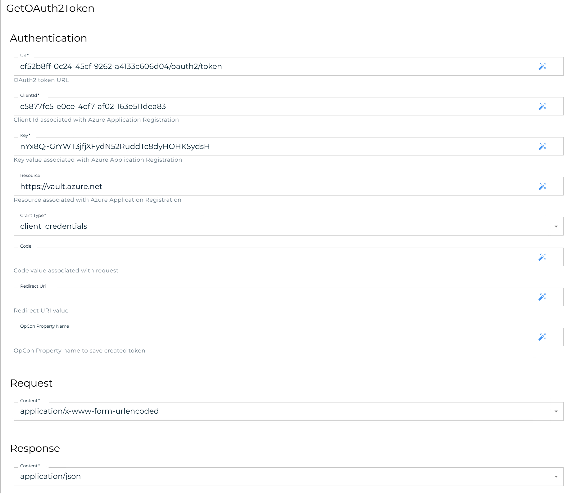 Defining a GetOAuth2Token Master Job