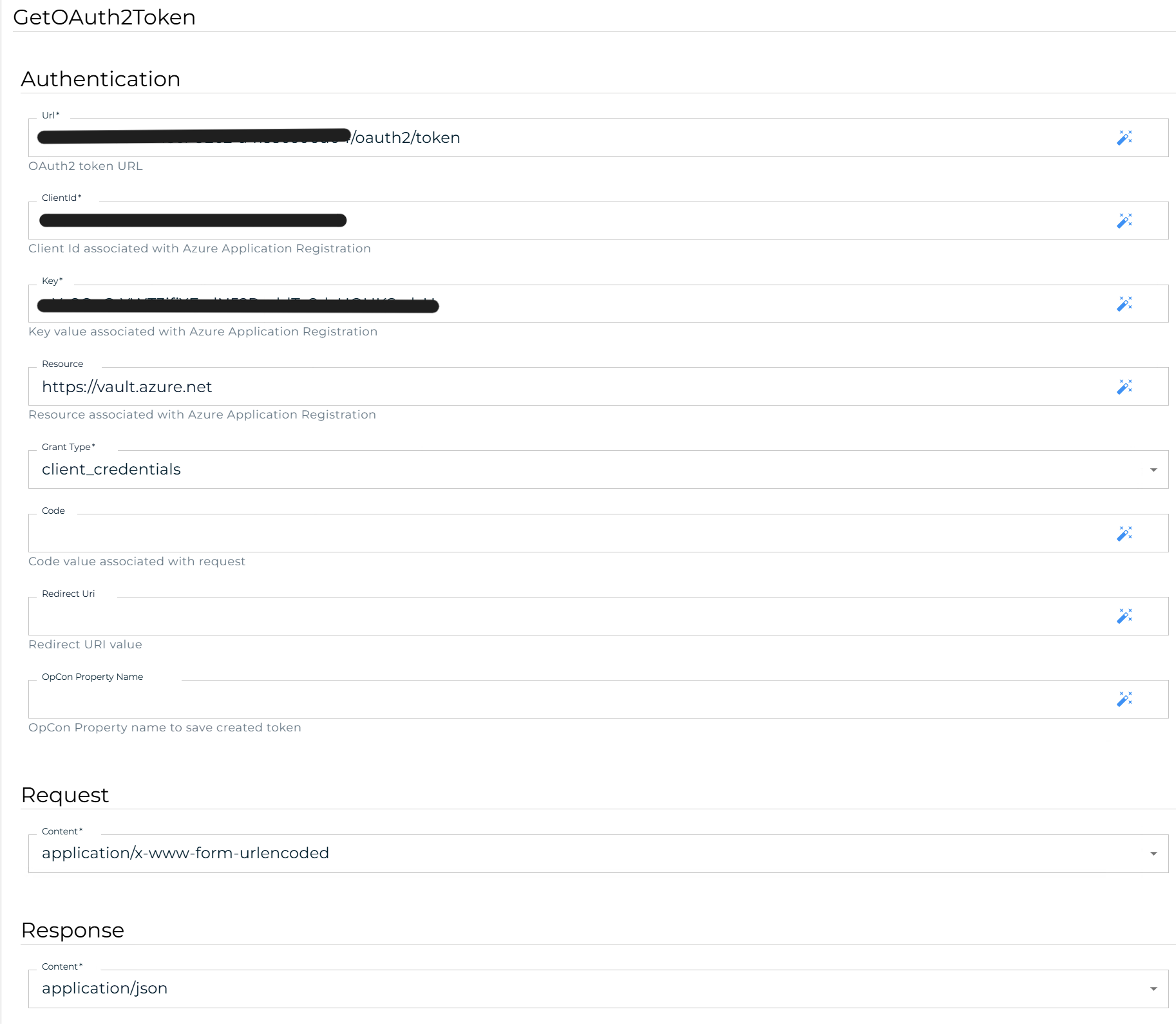 Defining a GetOAuth2Token Master Job