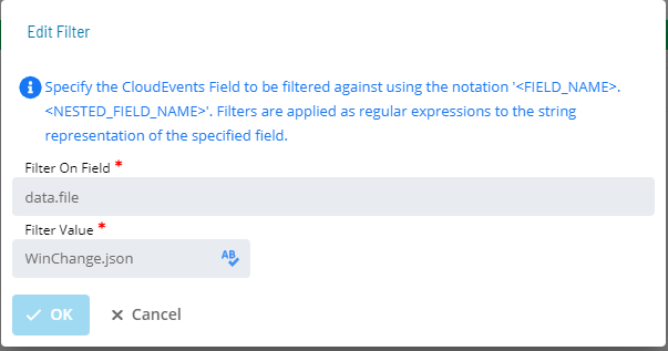 Filter Type Upload File