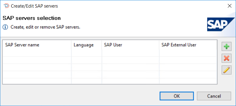 SAP Server Selection