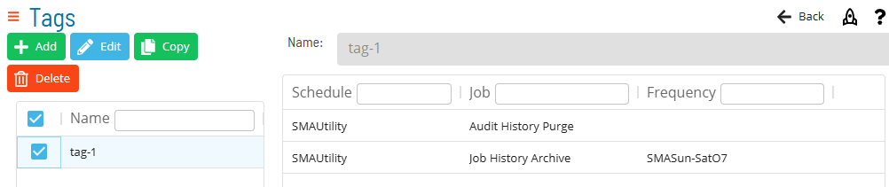 Tags Grid