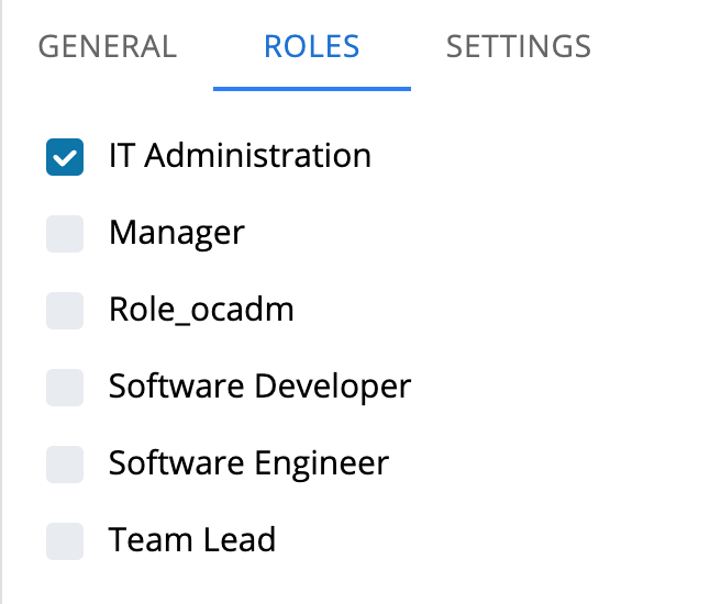 User Roles